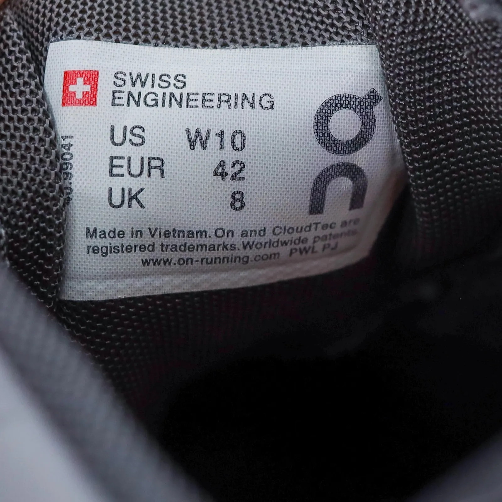 On Cloud X Alloy/Lily Gray Running Shoes Sneakers Womens 10 Lightweight Comfort - Image 8