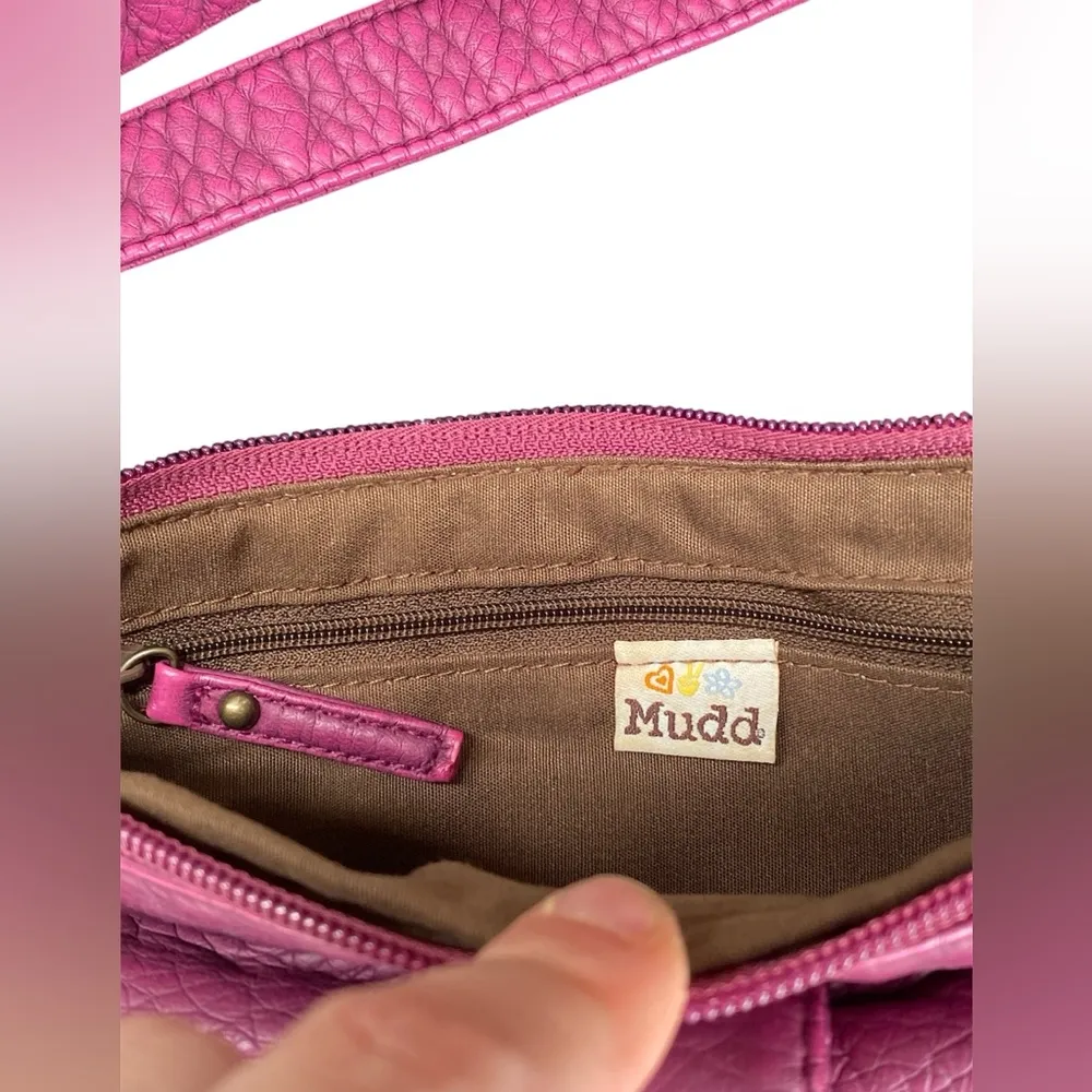 Mudd vintage Stylish Pink Leather Shoulder Bag - Image 3