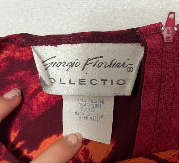 vintage giorgio fiorlini collection printed dress y2k made in USA - Image 4