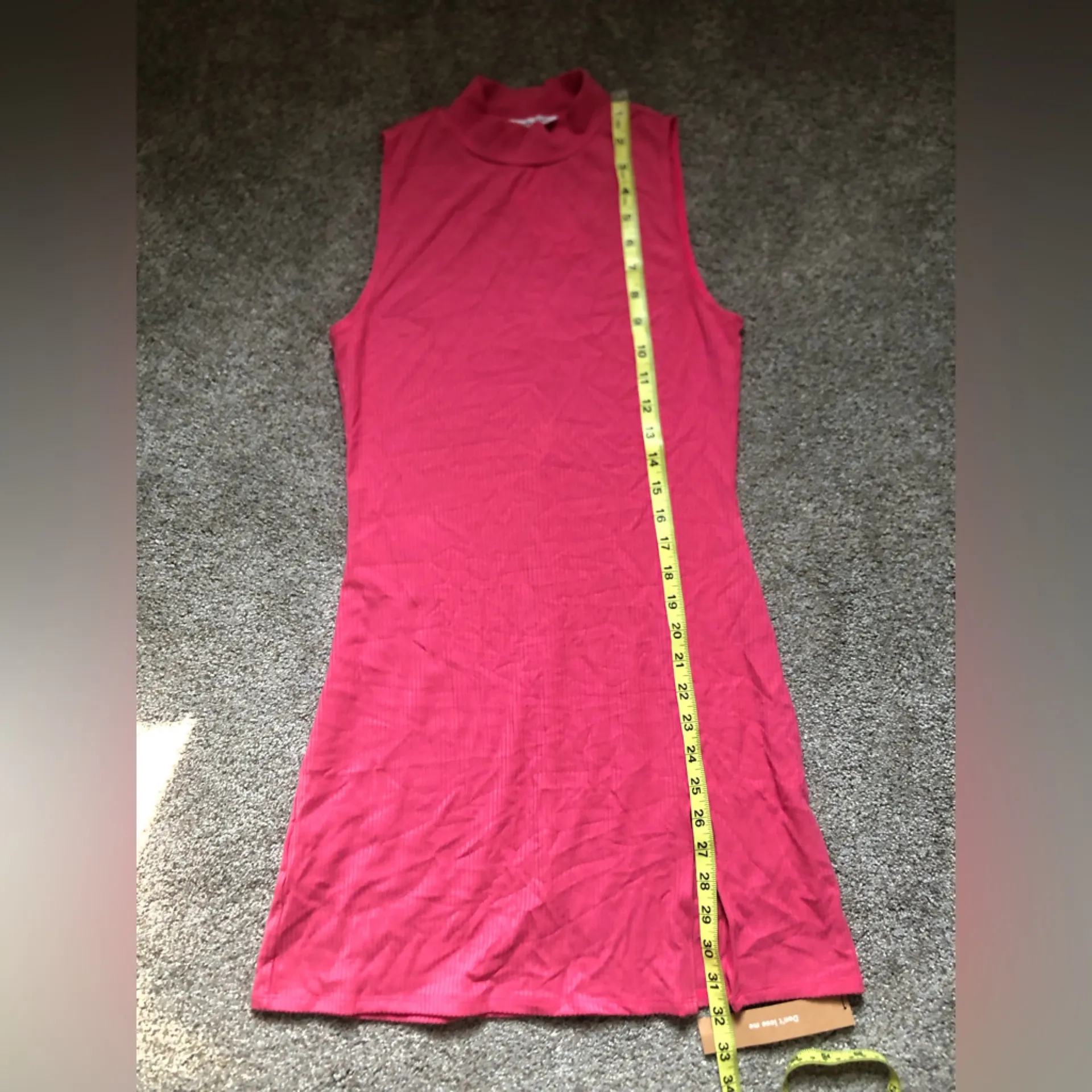 NWT Reformation Skyler Knit Sleeveless Mini Dress in Snapdragon Pink Size Small - Image 13