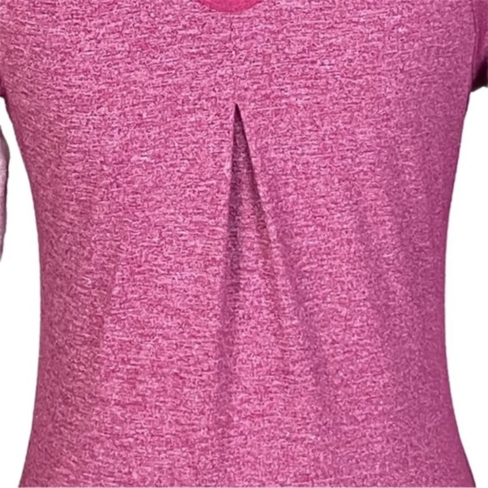 MARMOT “JAYLA” heather pink activewear long sleeve top, UPF 30. Size Small. EUC - Image 8