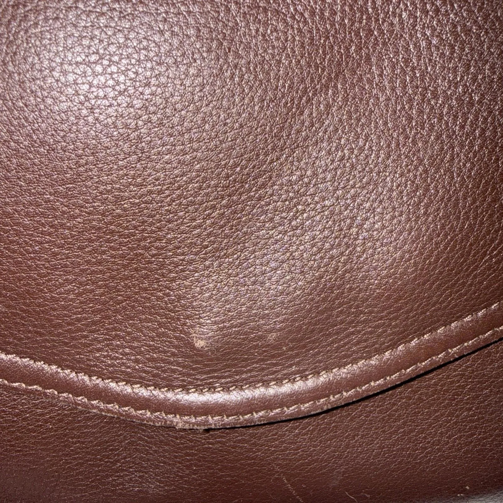 Vintage Y2k Fossil Boho Hippie Gypsy Brown Crossbody Genuine Leather Purse Bag - Image 3