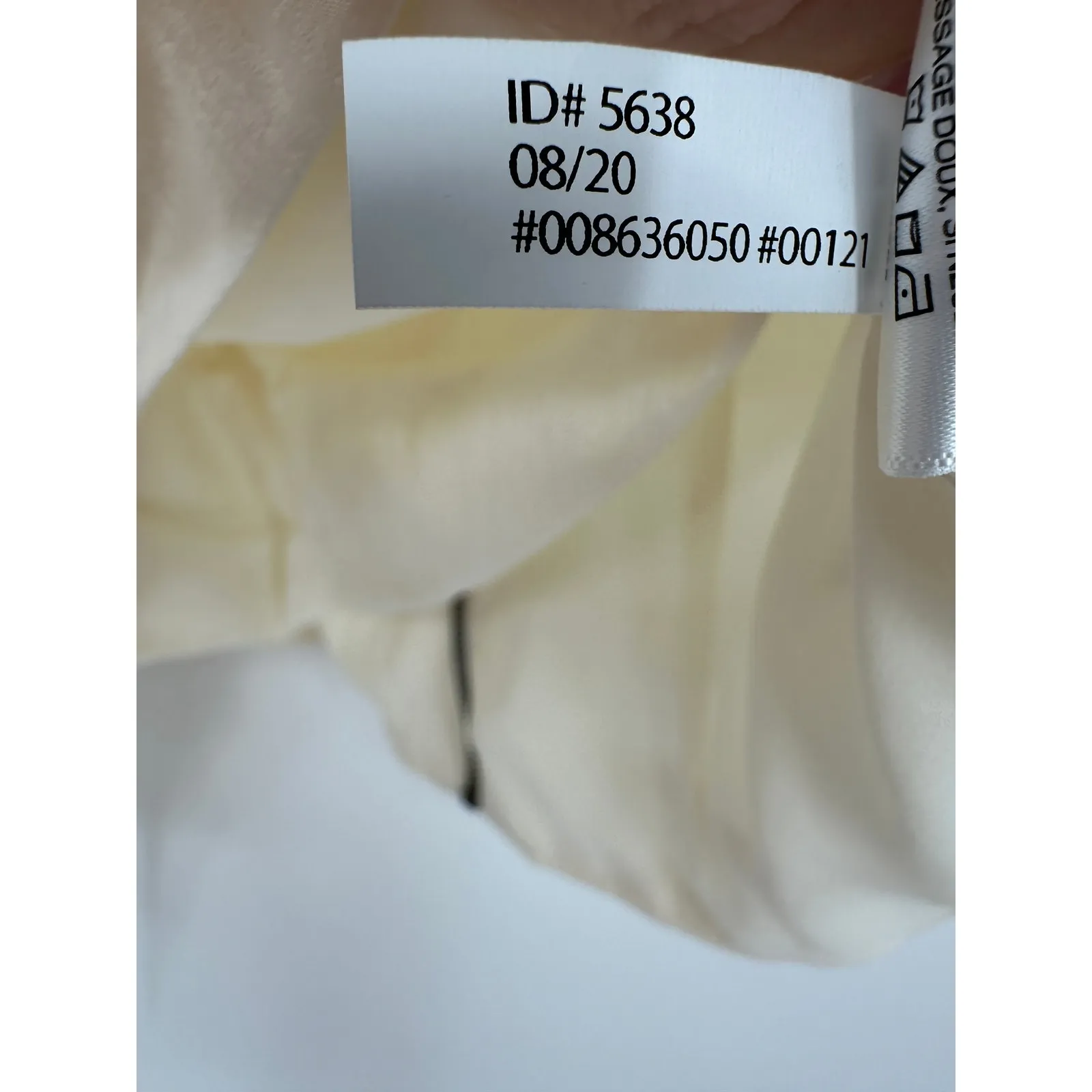 Express Ivory White Strapless Ruffle Back Zip Top Women's Size X-Small XS - Image 5