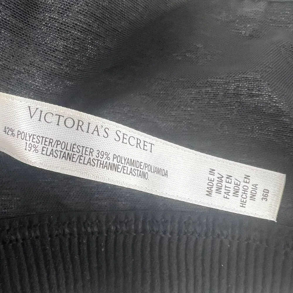 Victoria Secret Sport Space Grey Front Closure Underwire Sports Bra 36D - Image 6