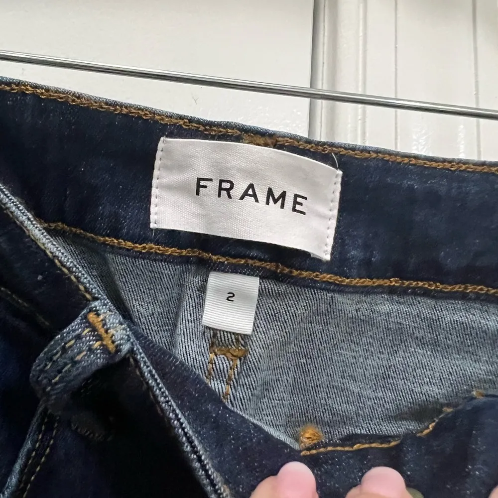 NWT Frame Kodak Blue Le One Skinny Mid-Rise Denim Jeans Size 2 US $218 - Image 5