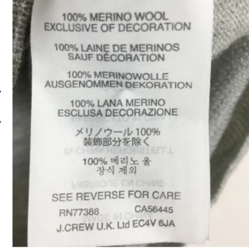 J. Crew Exclamation Point Sweater 100% Merino wool size M - Image 5