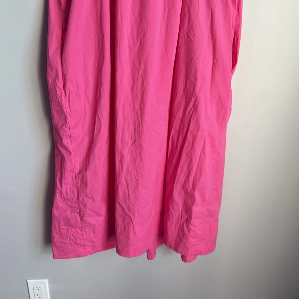 Pistola Farrah Pink Stretch Cotton Midi dress XL - Image 9