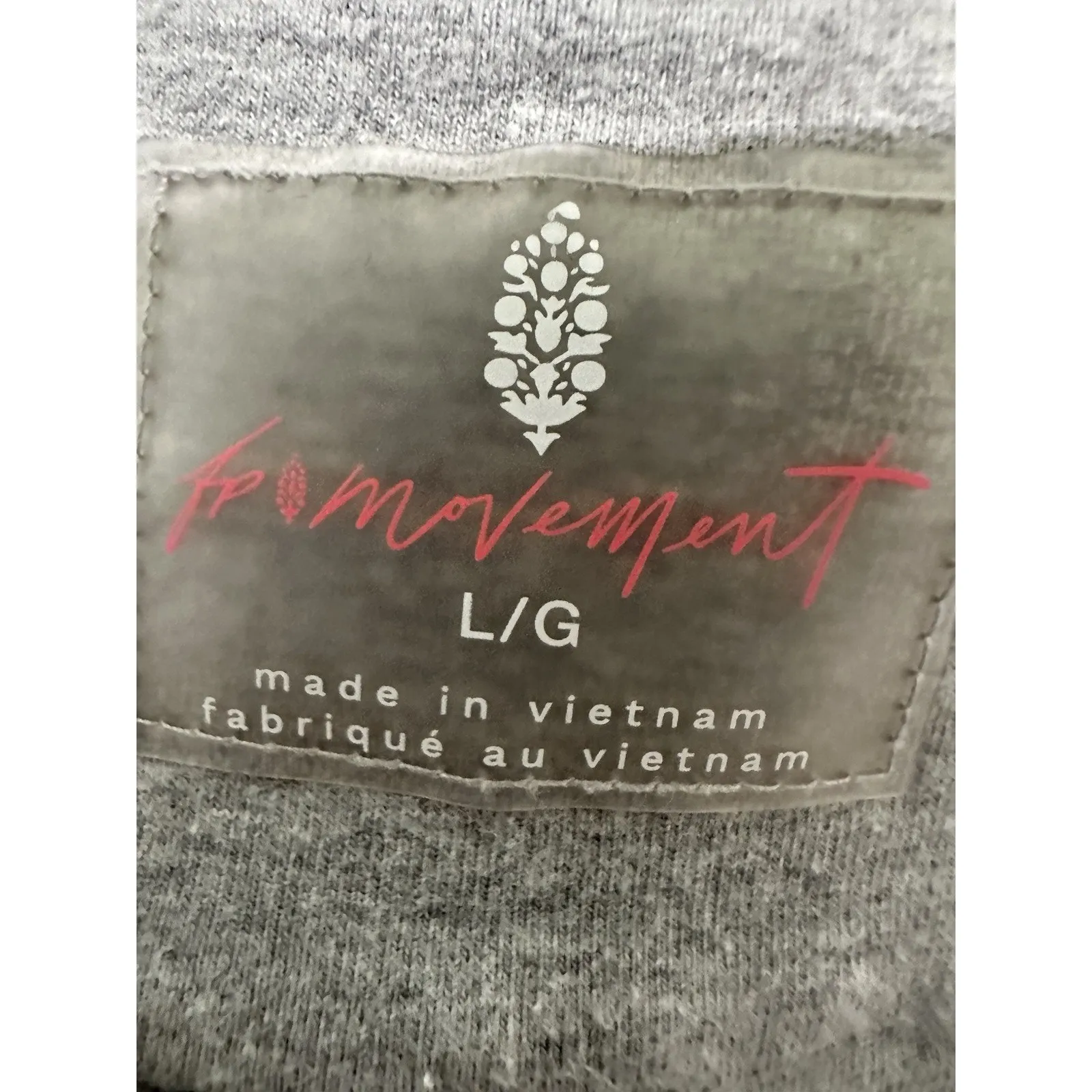 Free People Movement Womens Hot Shot Jumpsuit Racerback Gray Large - Image 7