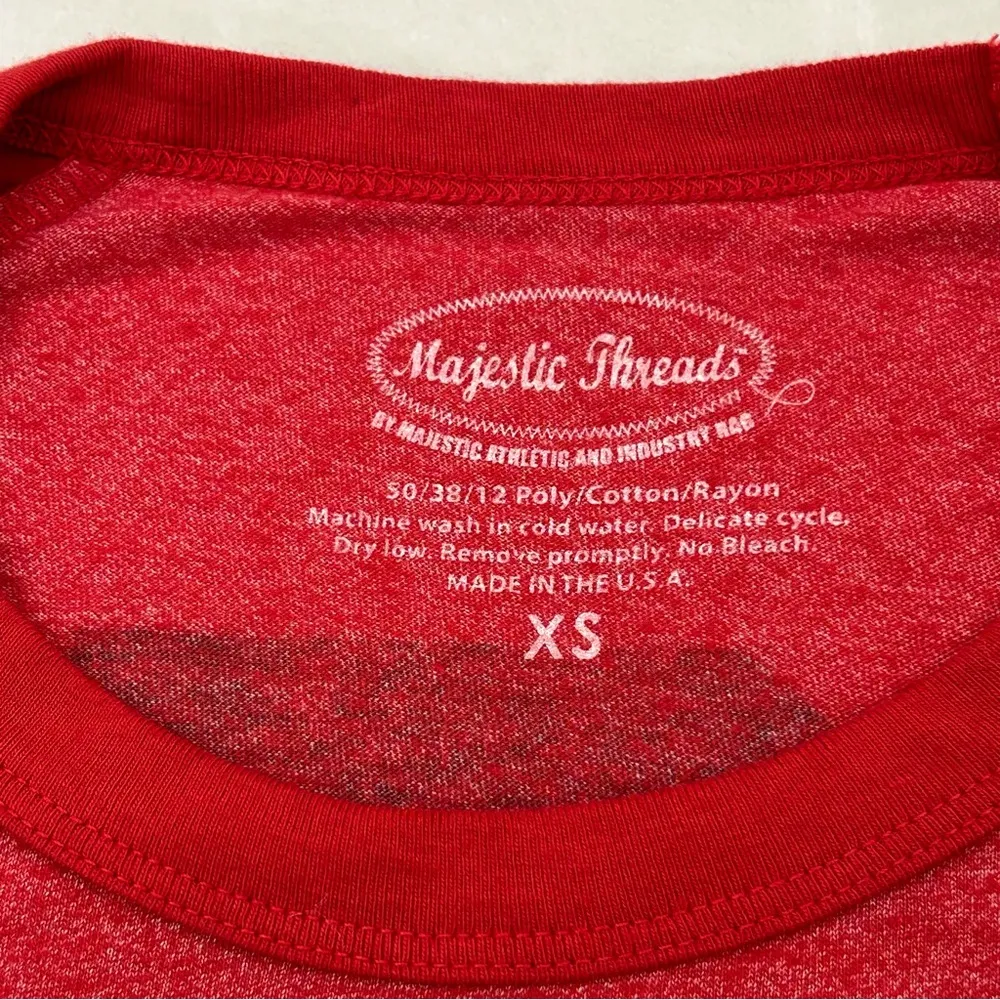 John Wall 2 Washington DC Wizards NBA 4 Her 3/4 Red Long sleeve T-Shirt Women XS - Image 6