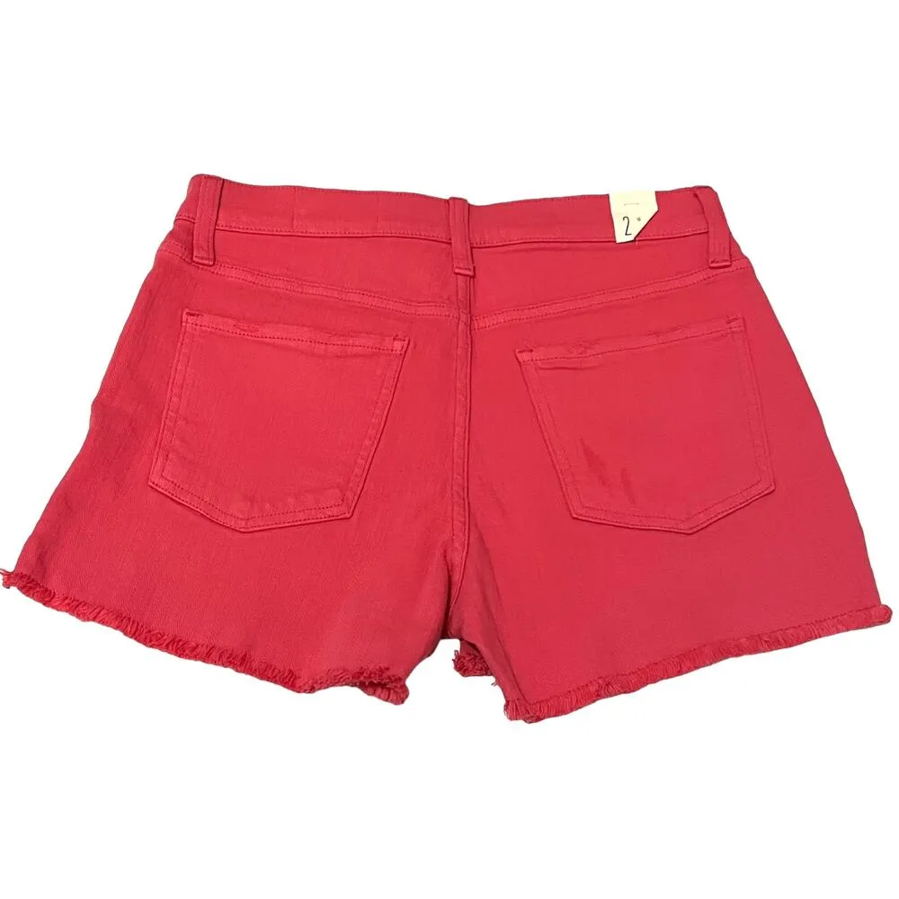 Cosmic Blue Love SIZE 27 Winston High Rise Fray Hem Distressed Shorts Stitch Fix - Image 2