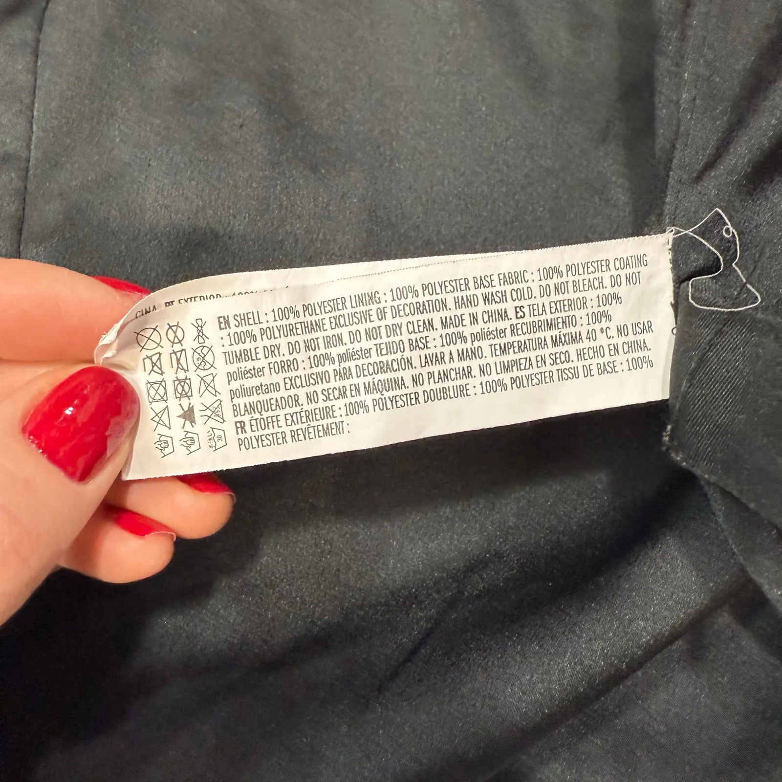 English Factory Faux Leather Trim Tweed Jacket size XS - Image 7