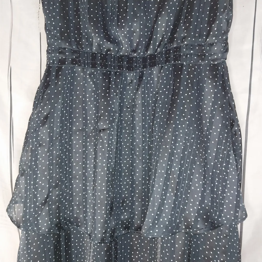 Banana Republic Pleated Tiered Sleeveless Polka Dot Dress NWT - Image 15