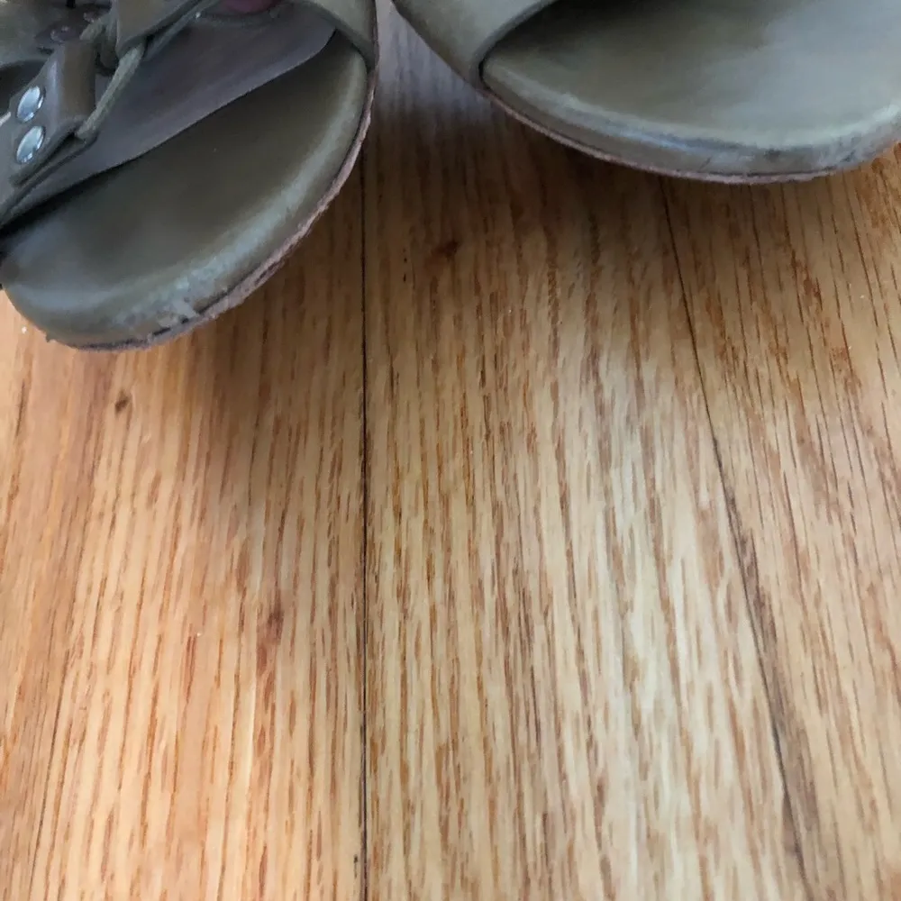 Loeffler Randall Hana Leather Lace-Up City Sandal Olive Green 10 - Image 2