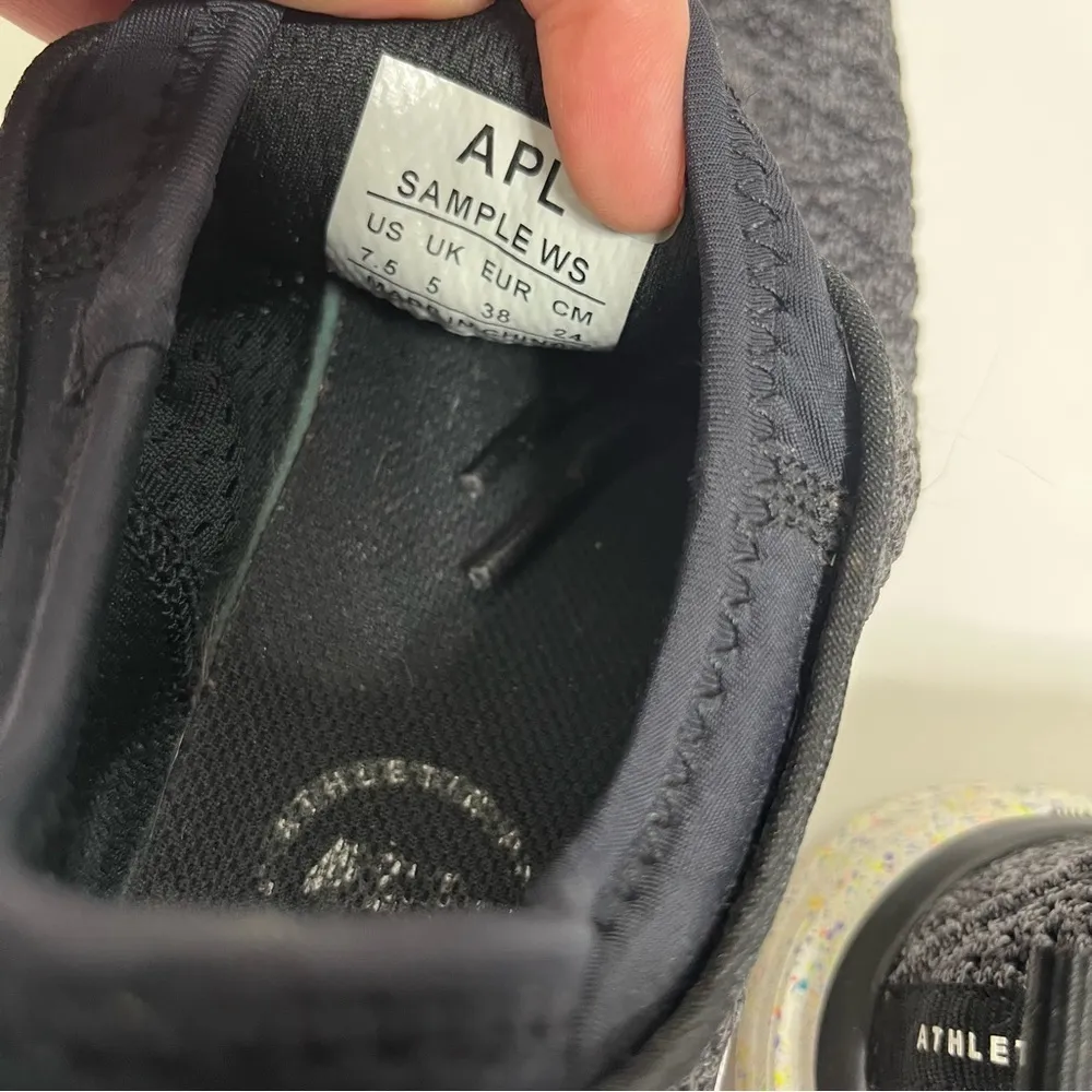 APL TechLoom Phantom Athletic Sneaker in Black & Multi Speckle 7.5 - Image 5