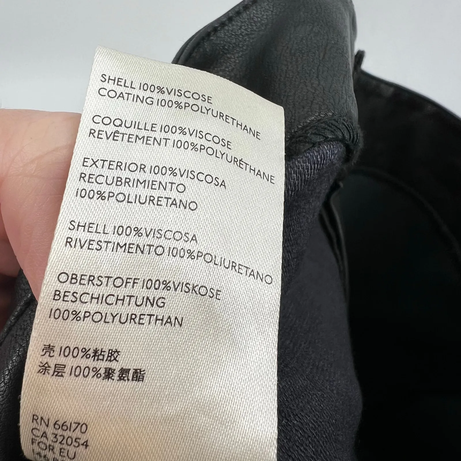 Free People we the free Sasha Croped Kick Flare Vegan Faux Leather Pants size 4 - Image 9