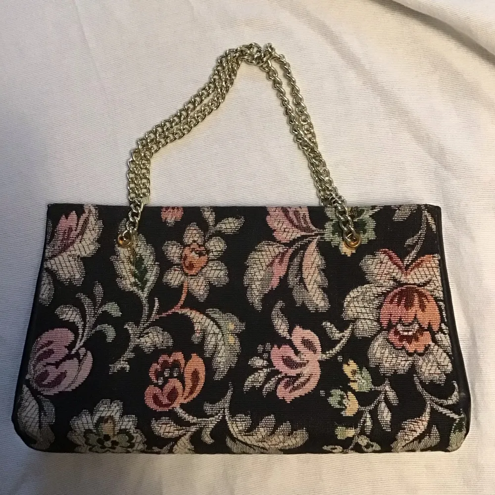 Vintage 60s Tapestry purse - Image 3
