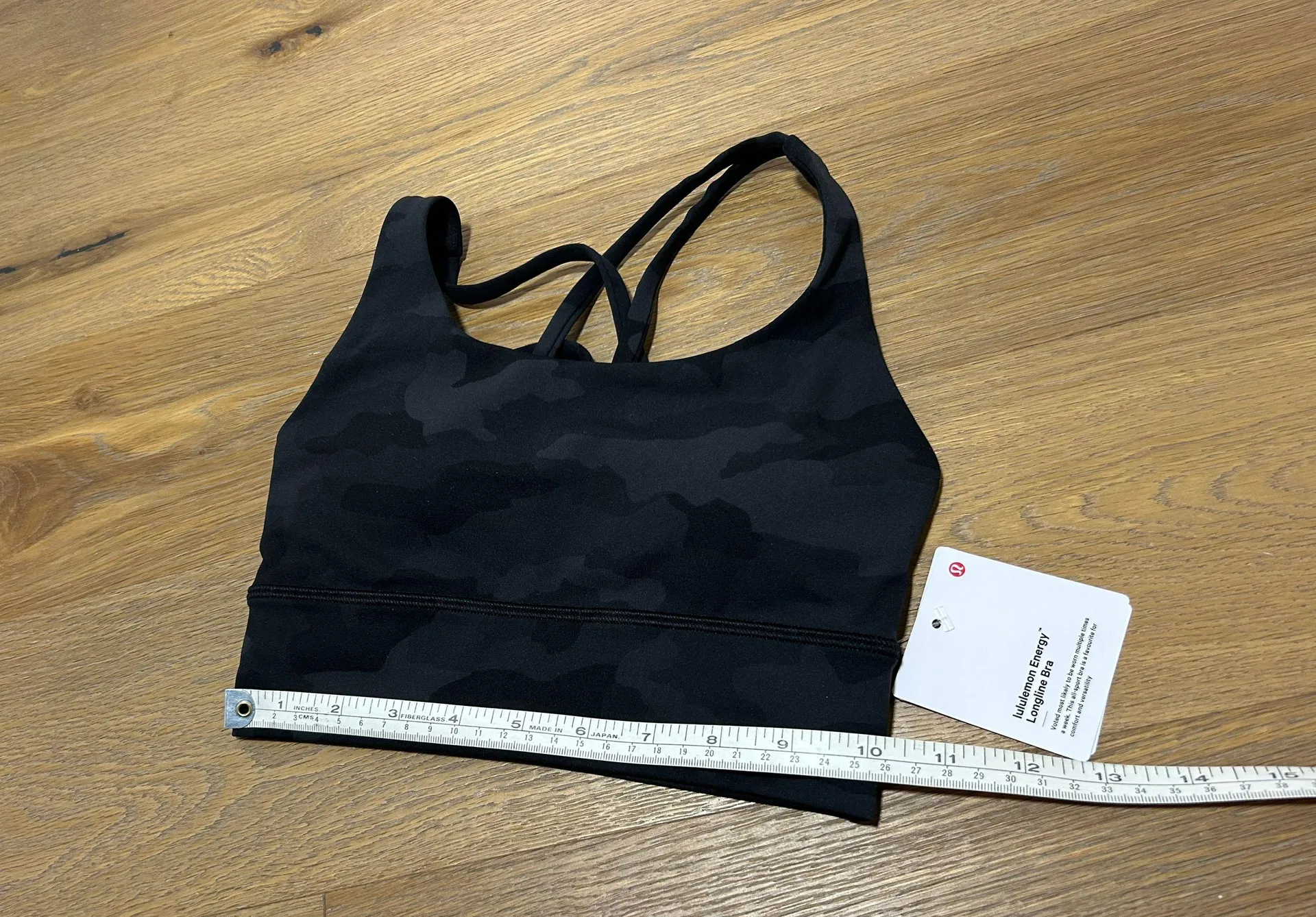Size 2  energy bra - Black Camo - Image 8
