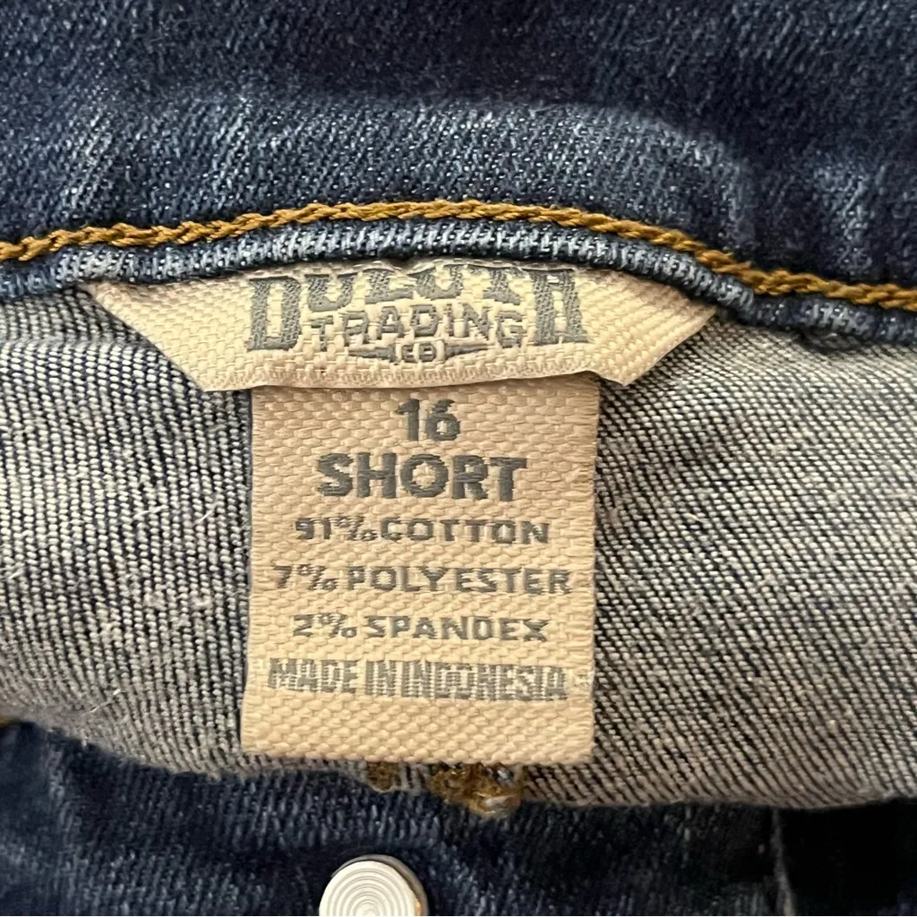 Duluth Trading Company Women’s DuluthFlex Daily Denim Skinny Jeans 16 Short Blue Size 16P - Image 3