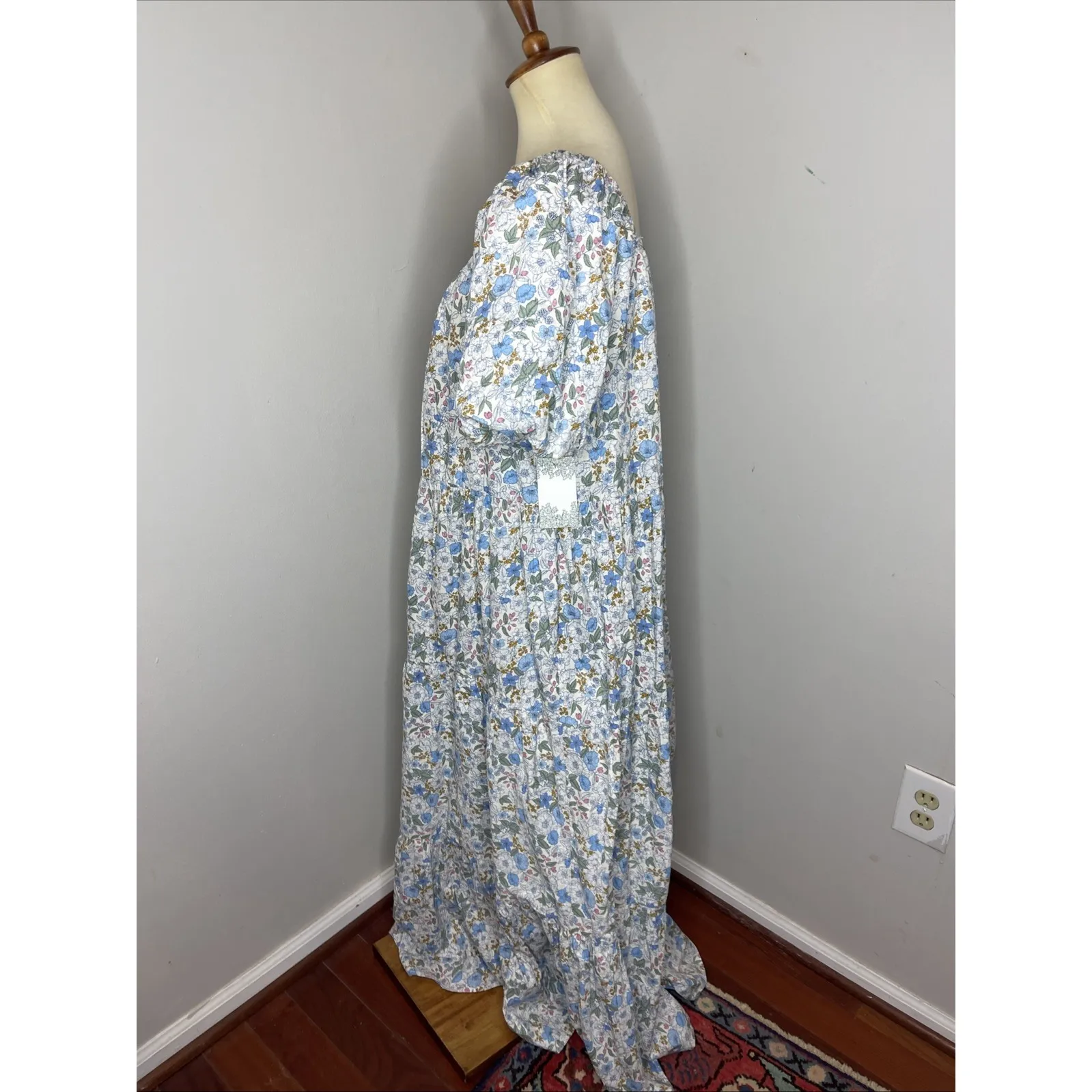 New Tuckernuck Hyacinth‎ House Floral Augusta Tiered Maxi Dress Medium M - Image 3