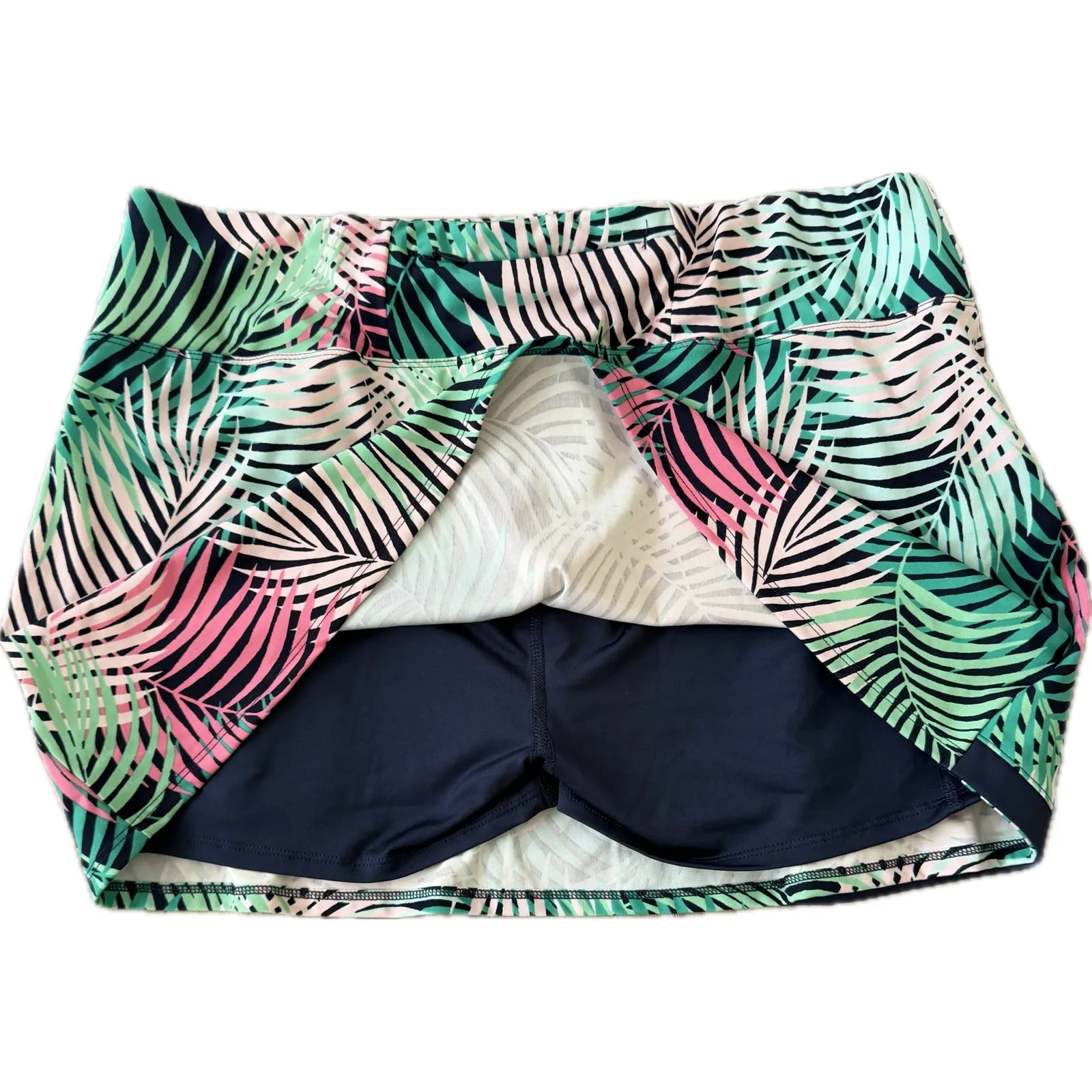 Tommy Bahama Skort XL Floral Print Athletic Golf Skirt Tropical Wrap Hawaiian - Image 4