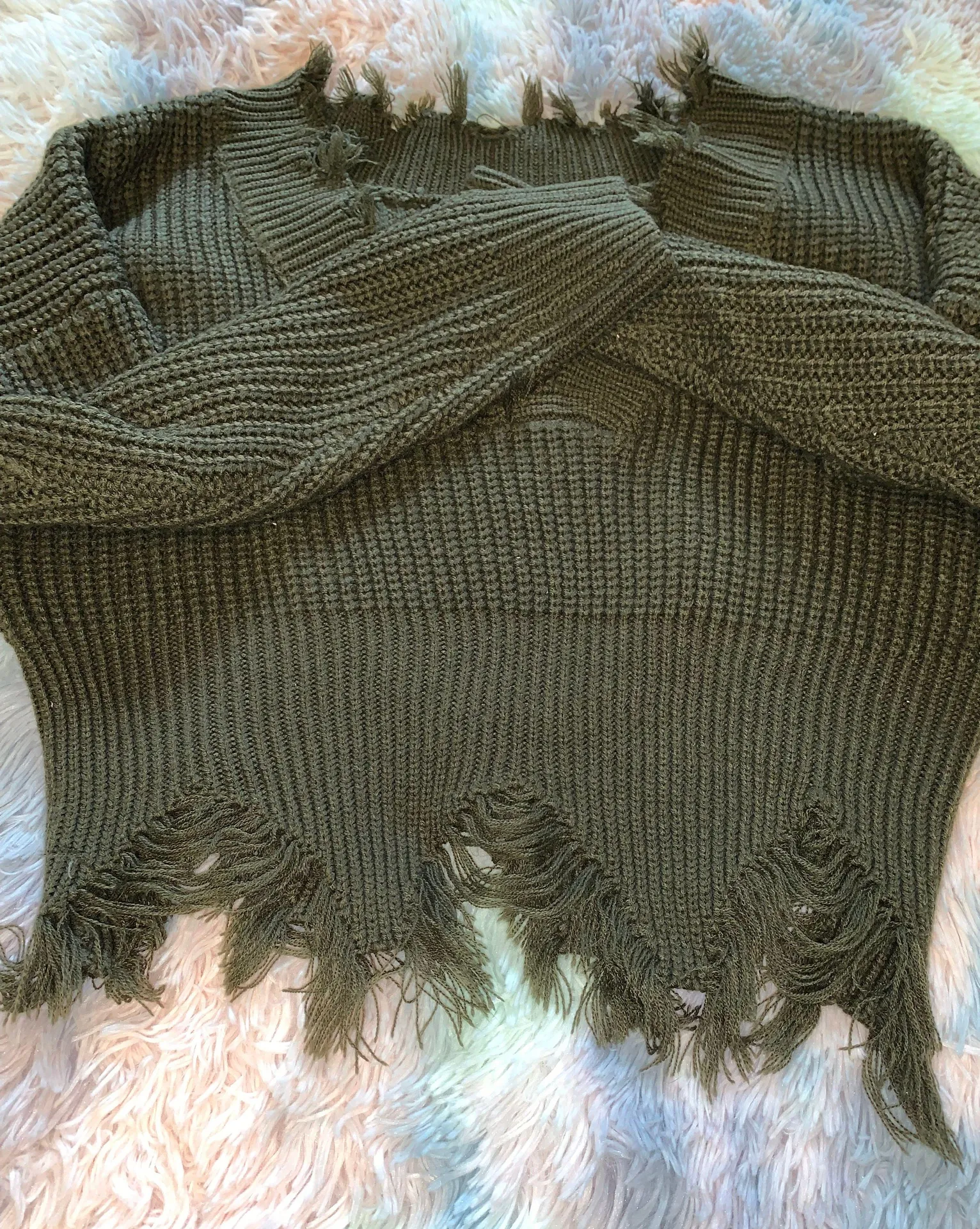 Olive Green Sweater - Image 2