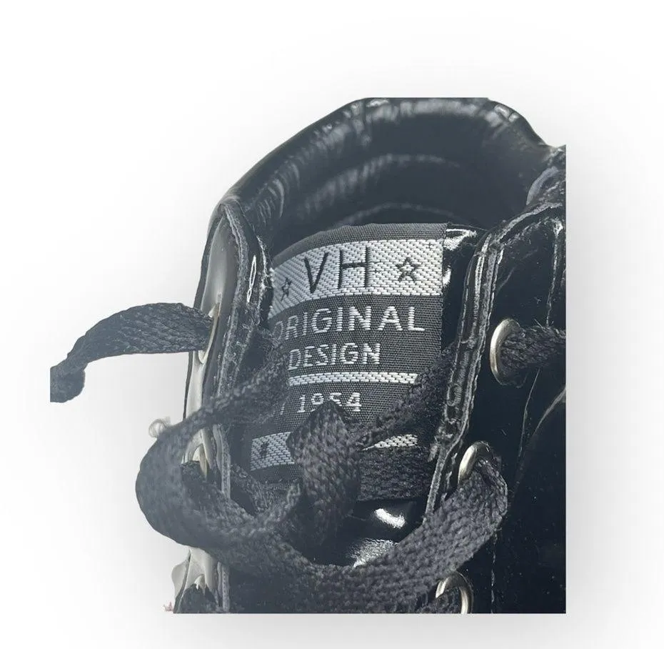 Vintage Havana 𖠌 Snake Eye High Top Sneaker 𖠌 Faux Black Patent Leather 𖠌 6.5 - Image 10