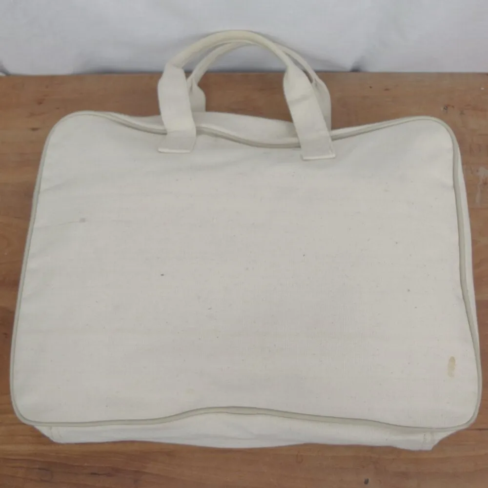 Vintage New York State Rural Women's Conference Canvas Bag Tan - Image 8