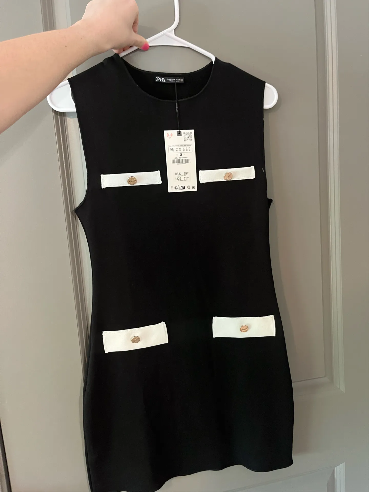 Black Zara dress with tags - Image 4