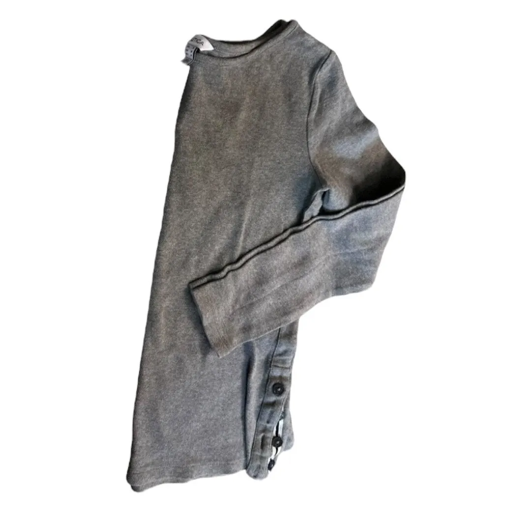 Nautica  Top Women's Size Small Gray Long Sleeve Pullover Blouse - Image 4