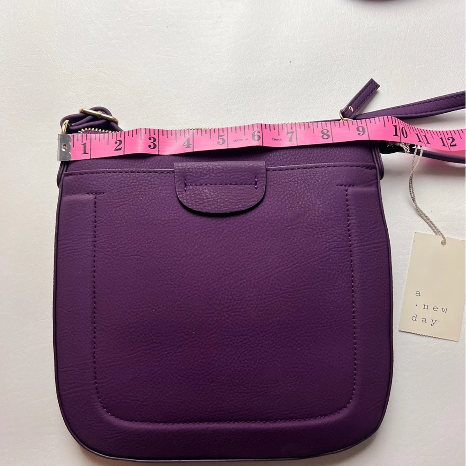 A New Day Women’s Purple Multi- part Sling Bag NWT - Image 4