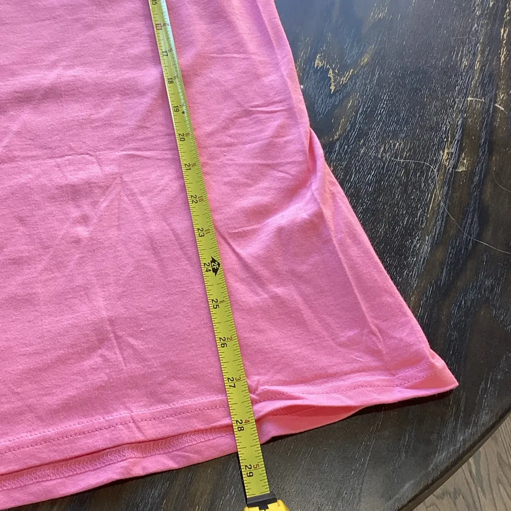 Simply Southern Easily Distracted by Dogs Pink Tee with Jeep Graphic Sz S - Image 7