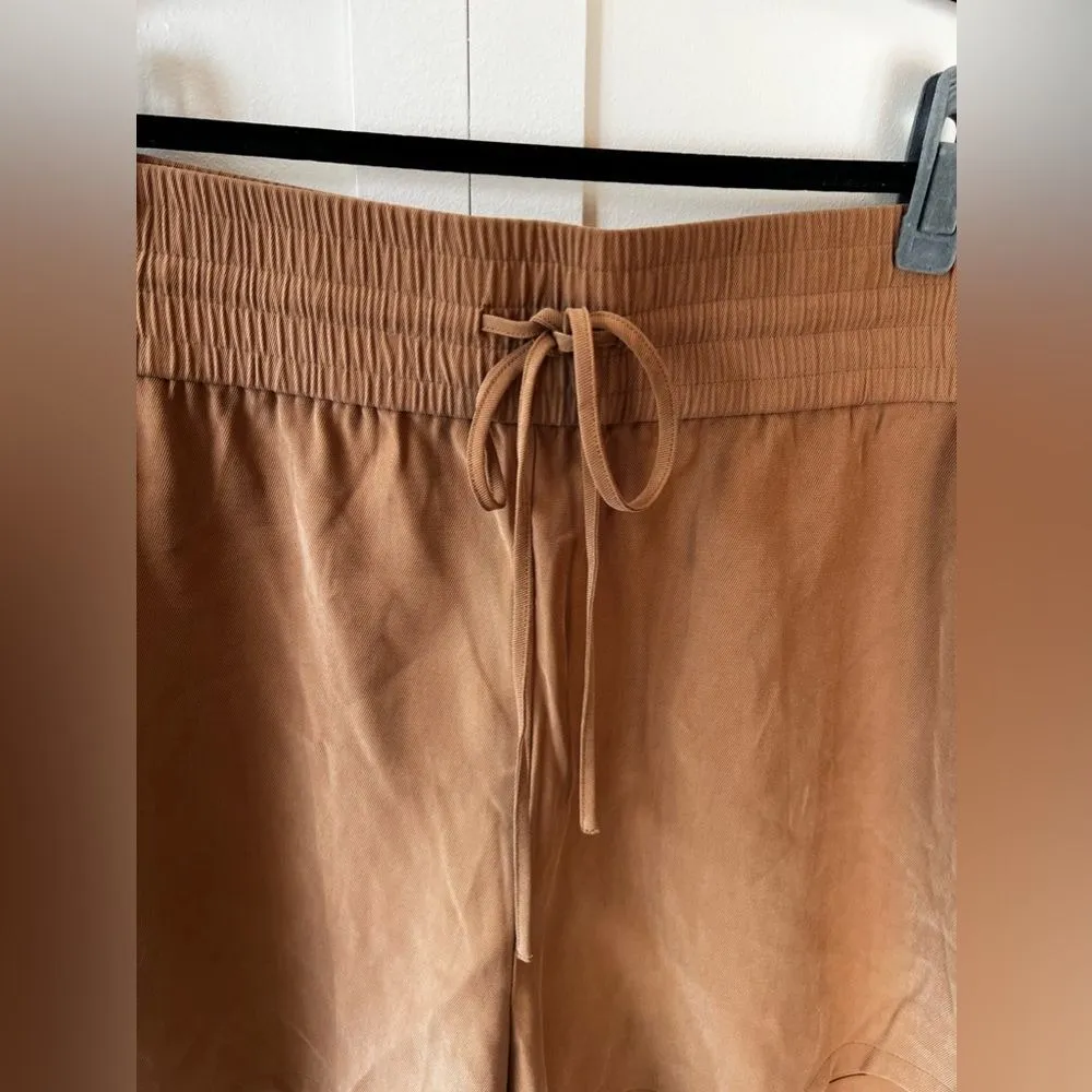 Open Edit‎ Women's Plus NWOT Tie Waist Tan Dale Pull On Shorts Size 2X - Image 8
