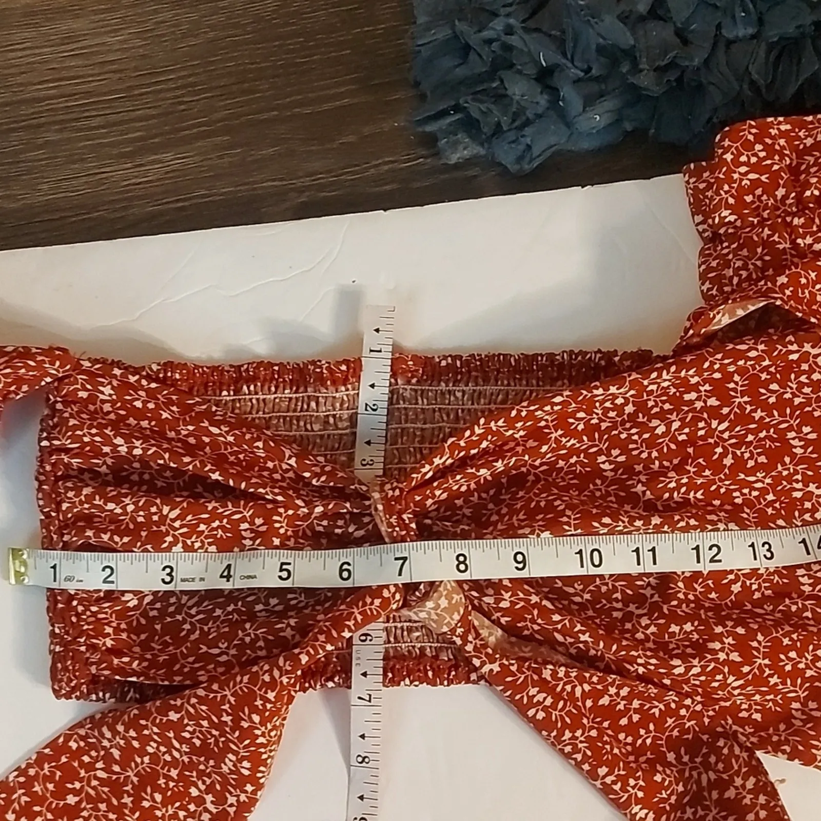 SHEIN Floral Tie Front Two Piece Set  XS/2 Coquette Girl Fairycore Cottagecore - Image 7