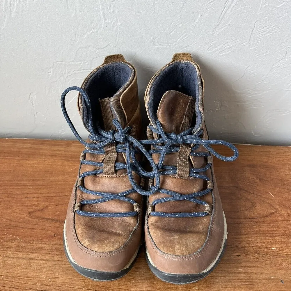 Chacos Women’s 7.5 Hiking Boot Borealias Peak Brown Outdoor Gorpcore Lace Up - Image 8