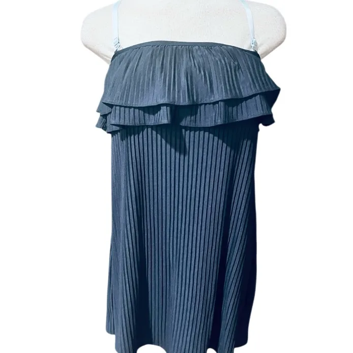 Juicy Couture Beach Royalty Y2K Navy  Stretch Spaghetti Strap Size S - Image 2