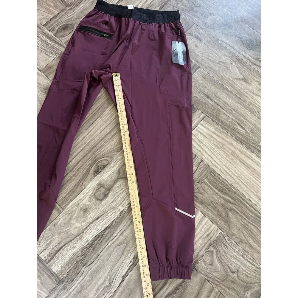 Alphalete Women’s Infinity Studio Pants - Burgundy, Size Small - Image 7