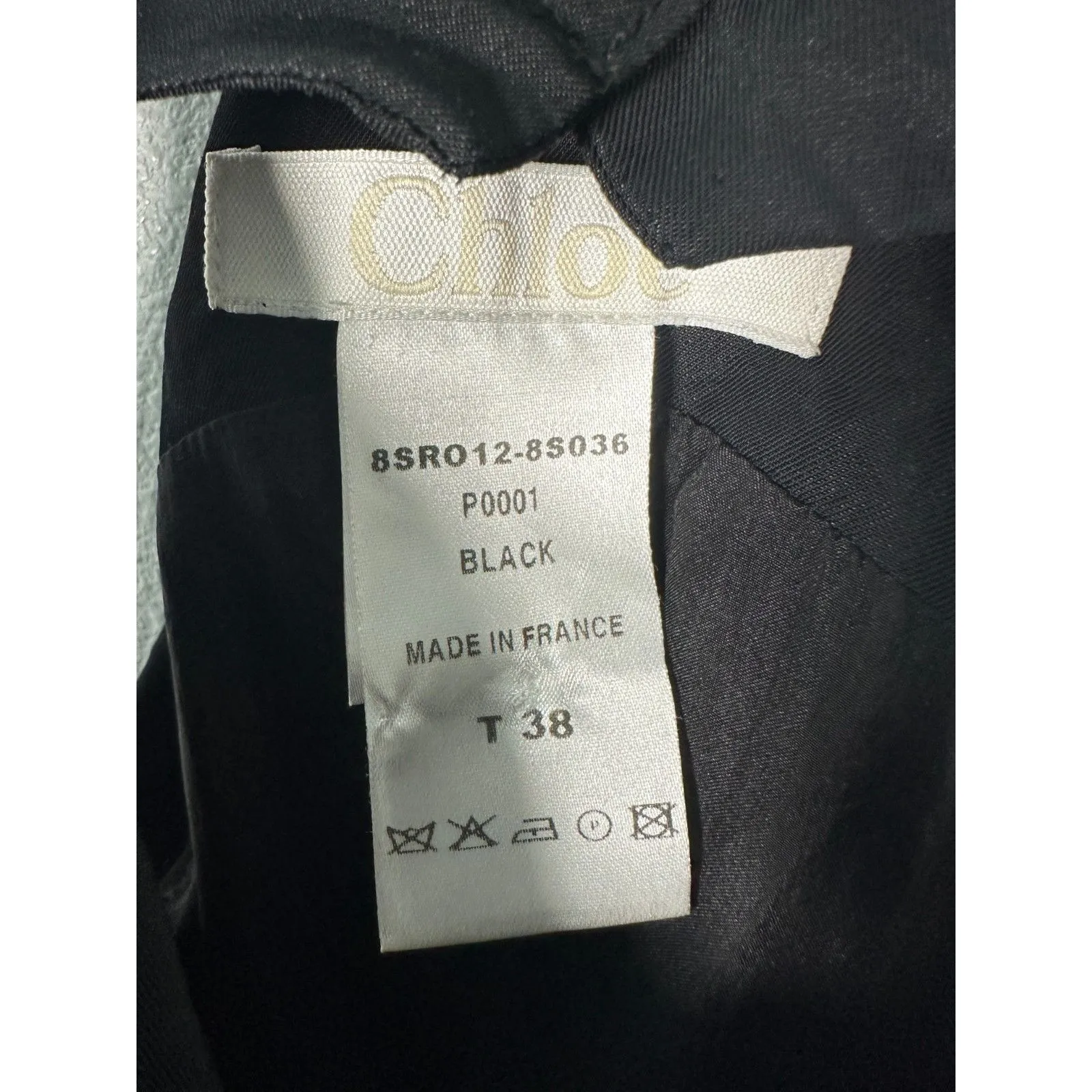 Chloe Silk Sleeveless Shift Mini Dress Size T 38 US Medium 6 - Image 9