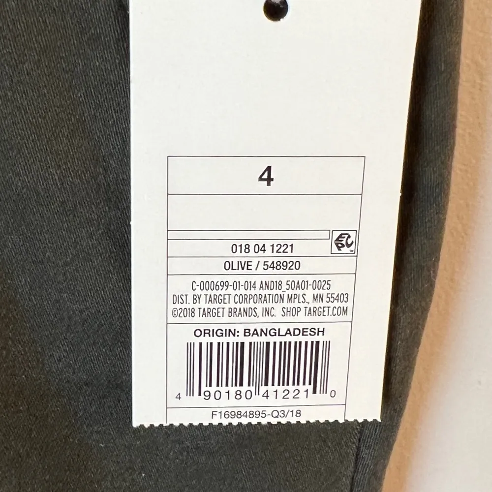 A NEW DAY Women’s Olive Green Stretchy Skinny Jeans Size 4 NEW - Image 4