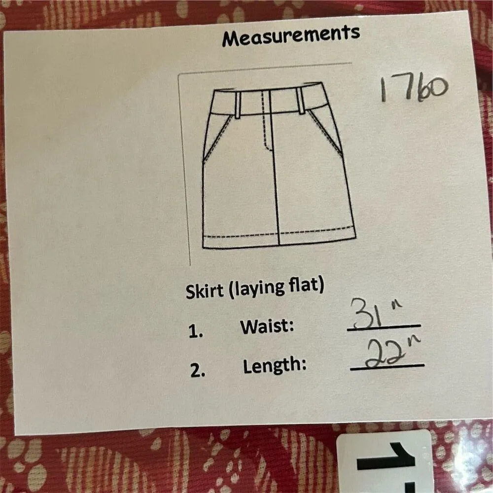 Anthropologie Yoana Baraschi Women's Floral A-Line Skirt Red Knee-Length Size 8 - Image 2