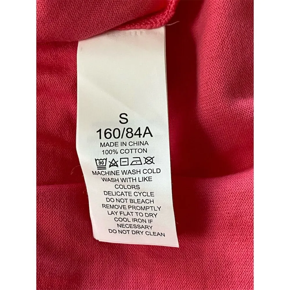 Kate Spade New York Deep Coral Pink Knit Short Trapeze Dress 2 Pocket Size Small - Image 5