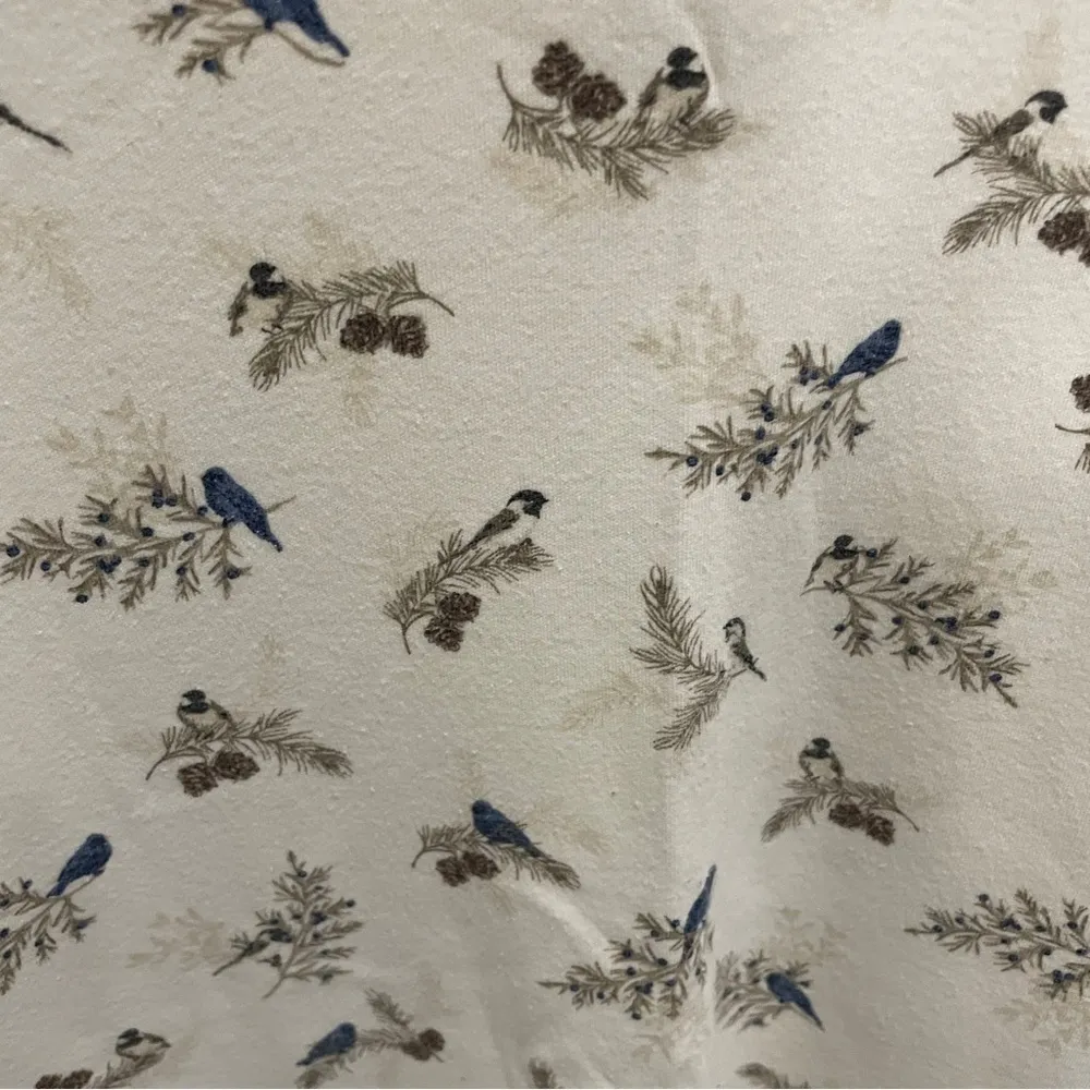 Croft & Borrow Off White Patterned Turtle Neck Long Sleeve - Image 5