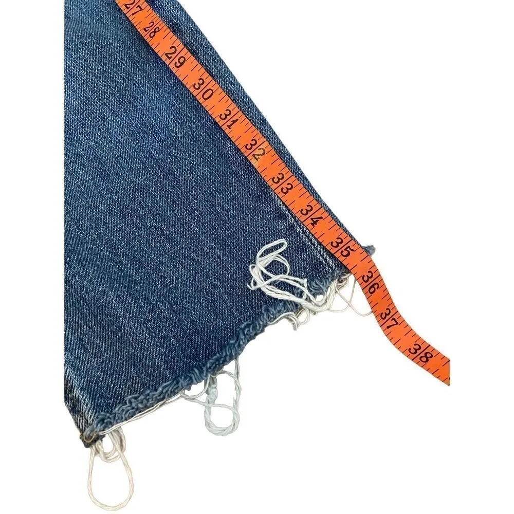 KanCan Destroyed Distressed Jeans 1/24 Straight Leg Denim Everyday Casual Blue Size undefined - Image 11