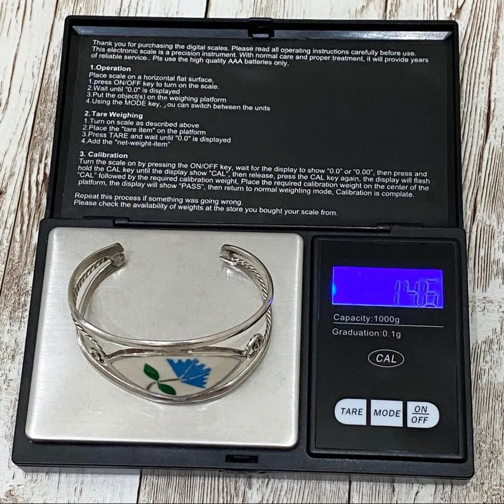 Alpaca Mexico Silver Cuff Bracelet - Image 7