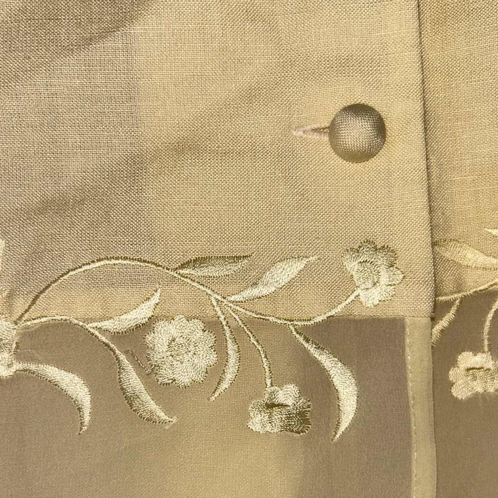 Jessica Howard Butter Yellow Maxi Dress sheer hem size‎ 10 *read - Image 3