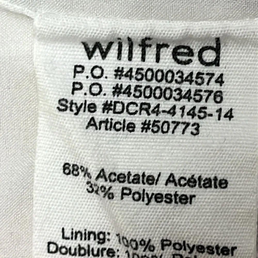 Wilfred Mauve Cream Sleeveless Classic Snap Up Zipper Accents Tunic Vest- XXS - Image 13