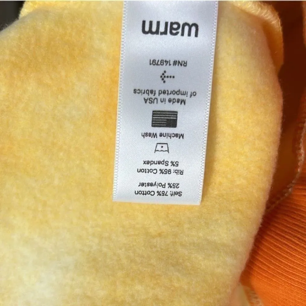 Warm Yellow Tye Dye Cropped
Sweatpants(Size XS) Yellow - Image 6