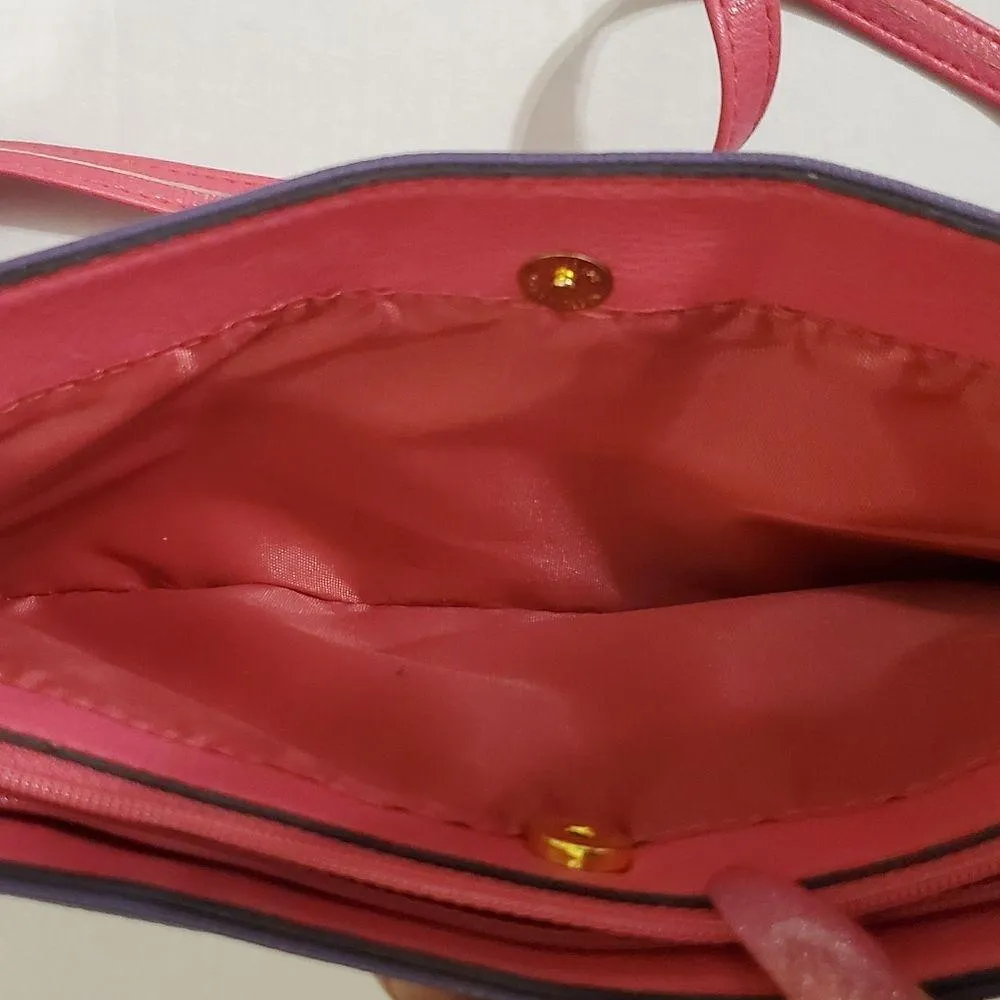 🔥SALE🔥Nicole By Nicole Miller Pink Ornate BOHO Purse - Image 3