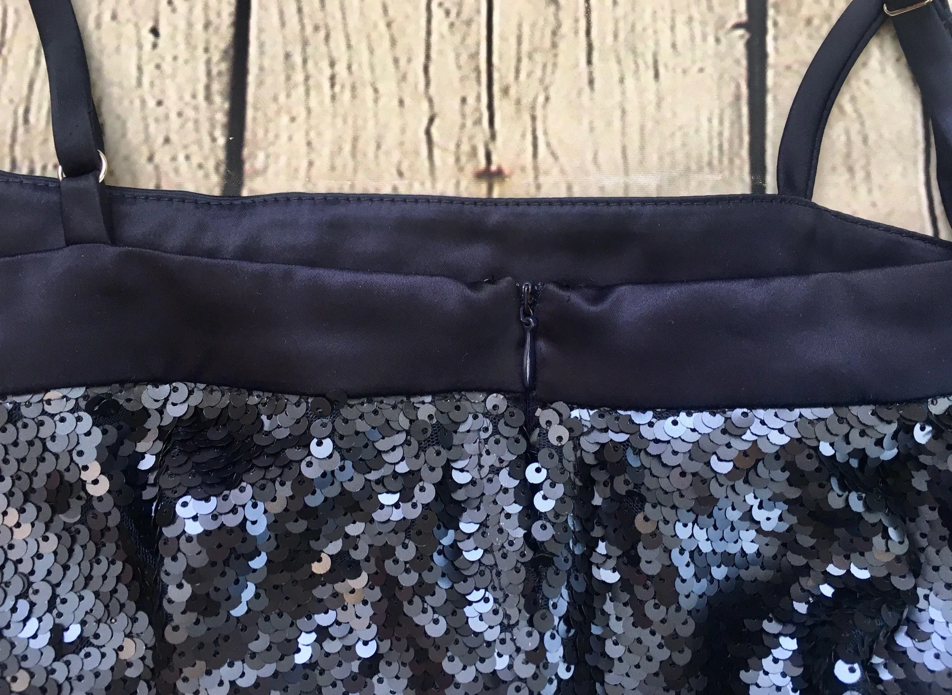 Navy Sequin Top - Image 7