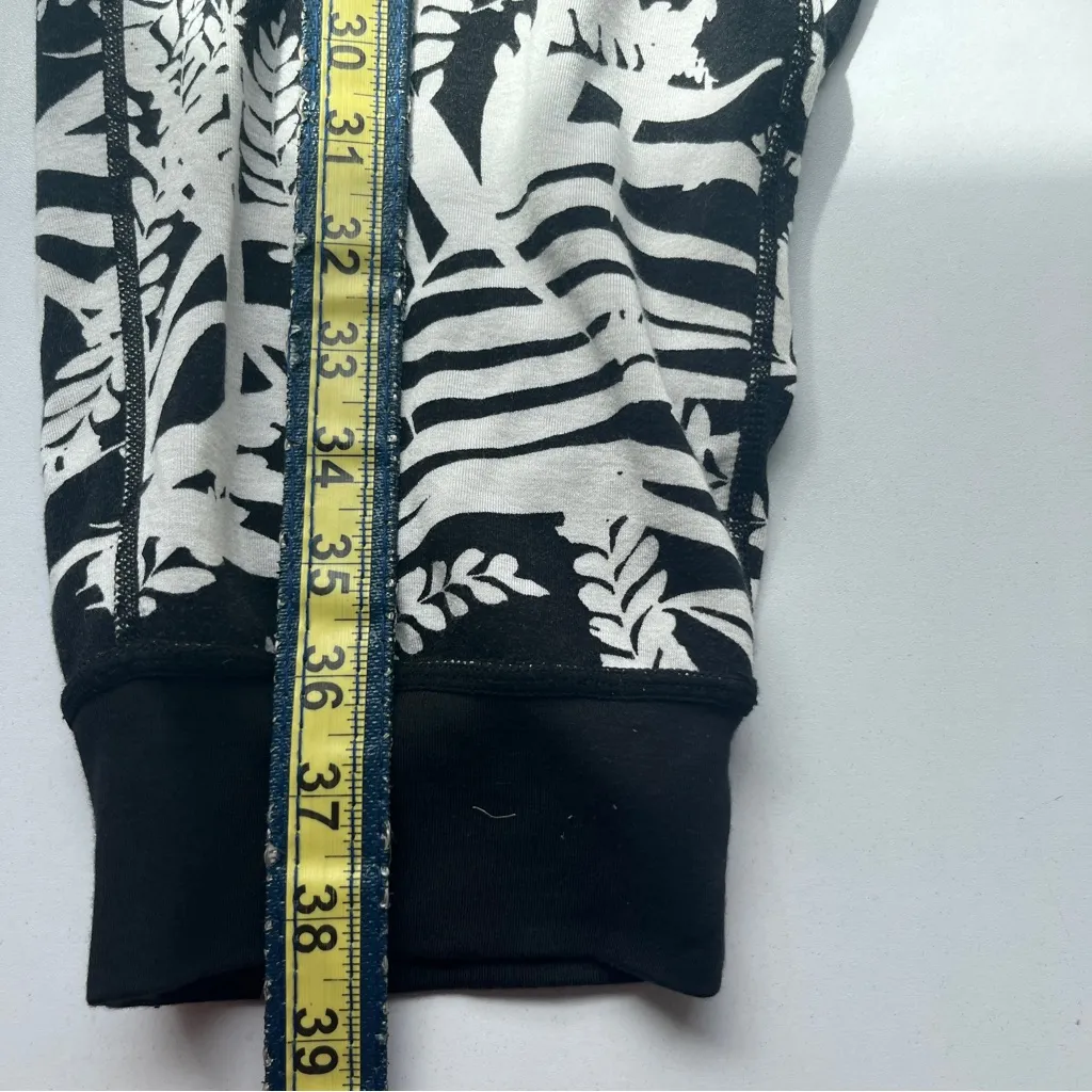 Tribal Jean Brand Black and White Women's Leggings Joggers XL X-Large - Image 8