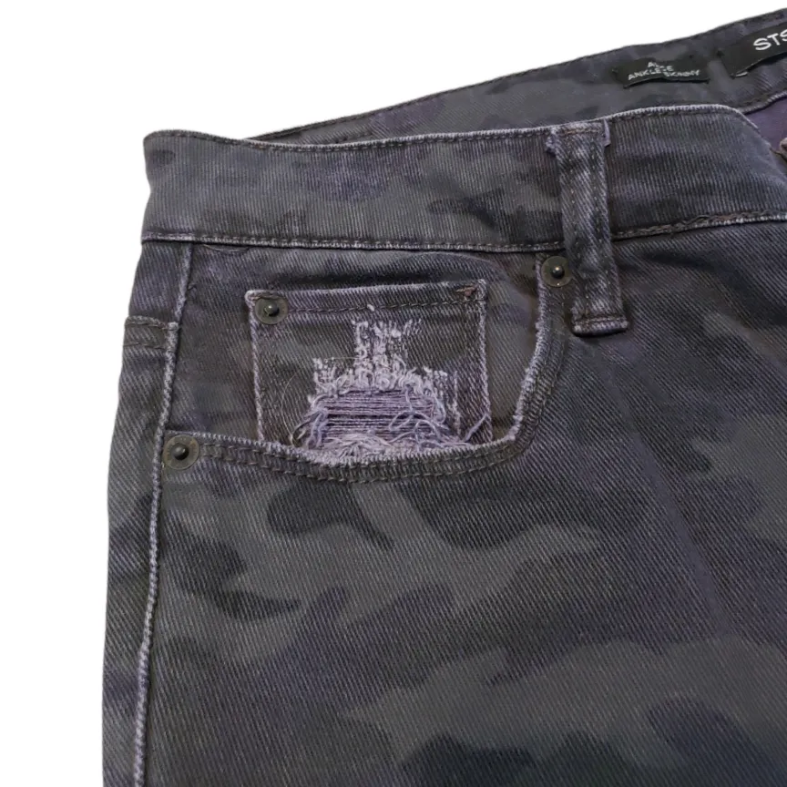 STS Blue Jeans Size 30 Alice Ankle Skinny Jeans Distressed Destroyed Camouflage Camo - Image 6
